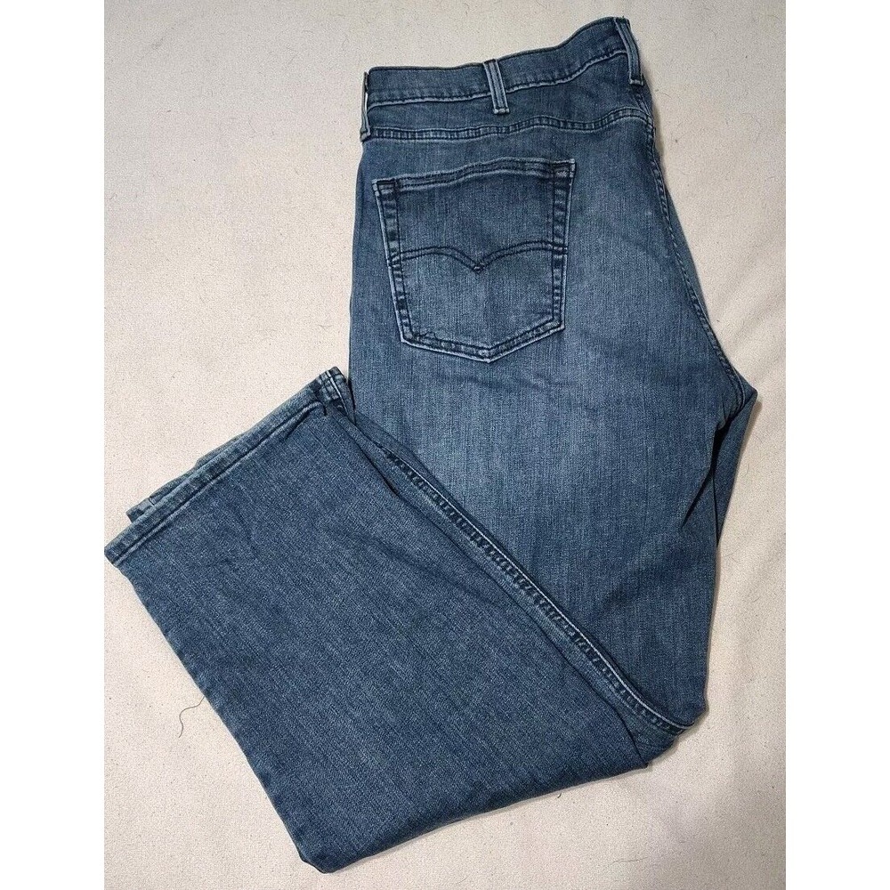 Levi's 541 Jeans Men 42x32 Stretch Tapered Athletic Med Wash Fade Casual U